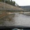 В Приамурье затопило часть федеральной трассы «Лена»